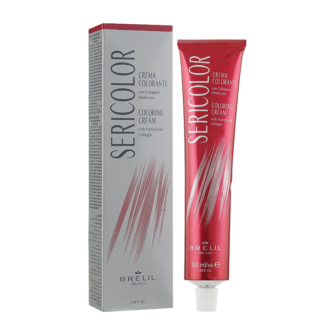 Перманентна фарба для волосся Brelil SeriColor Coloring Cream 8.0 Intense Light Blonde, 100 мл